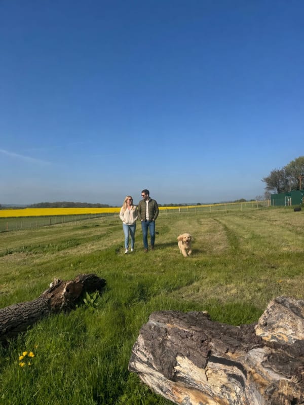 A secure, fully-fenced field at Keynsham Dog Park
