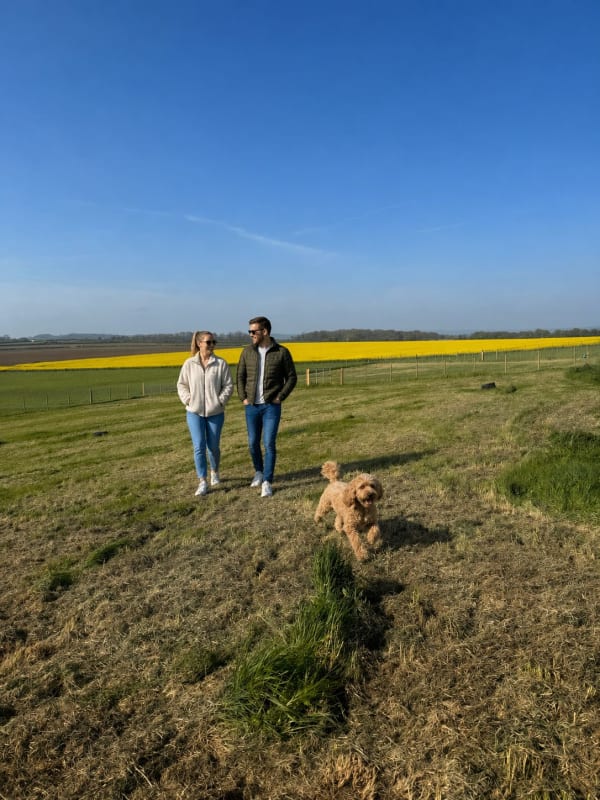 A secure, fully-fenced field at Keynsham Dog Park