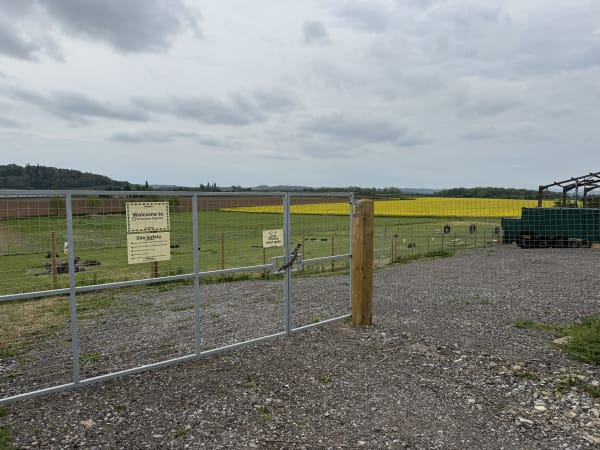 A secure, fully-fenced field at Keynsham Dog Park